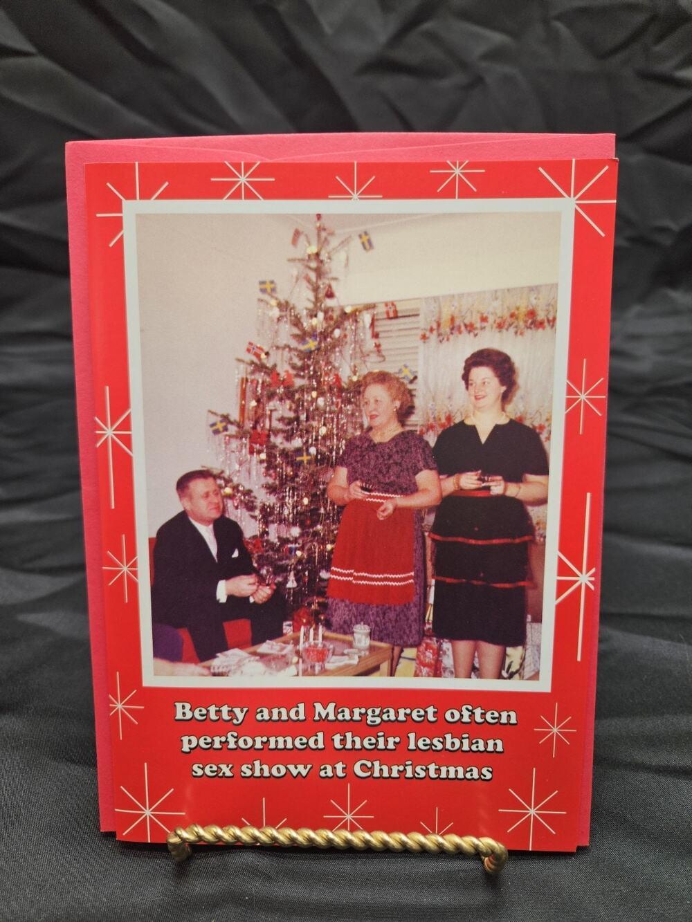 Funny Rude Humor Christmas Cards Lesbian Old Ladies By Dean Morris 7 Cards
